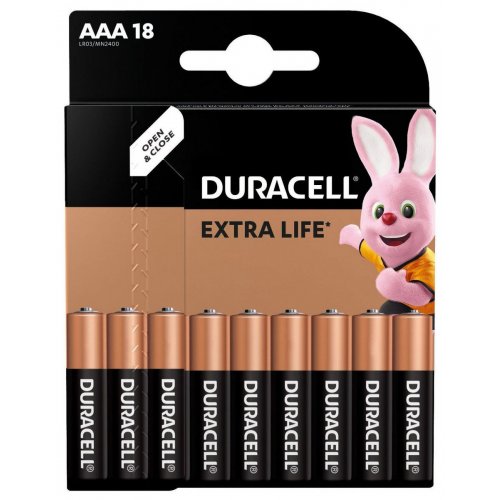 Купить Батарейки Duracell AAA (LR03) MN2400 18 шт. (81546741) - цена в Харькове, Киеве, Днепре, Одессе
в интернет-магазине Telemart фото