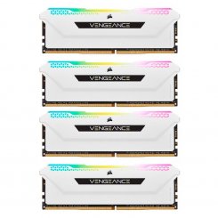 ОЗП Corsair DDR4 32GB (4x8GB) 3600Mhz Vengeance RGB Pro SL White (CMH32GX4M4D3600C18W)