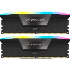 ОЗУ Corsair DDR5 32GB (2x16GB) 5600Mhz Vengeance RGB Black (CMH32GX5M2B5600Z40)