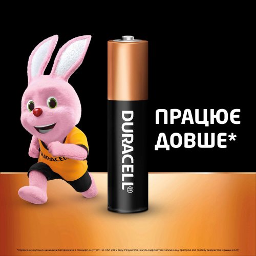 Купить Батарейки Duracell AAA (LR03) MN2400 2 шт. отрывная (плакат 2х6) (81528141) - цена в Харькове, Киеве, Днепре, Одессе
в интернет-магазине Telemart фото