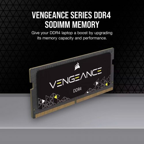 Продать ОЗУ Corsair SODIMM DDR4 8GB 3200Mhz Vengeance Black (CMSX8GX4M1A3200C22) по Trade-In интернет-магазине Телемарт - Киев, Днепр, Украина фото