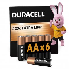 Батарейки Duracell AA (LR06) MN1500 6 шт. (81551272)