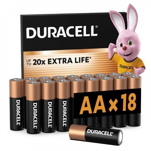 Батарейки Duracell AA (LR06) MN1500 18 шт. (81545414) купити в Україні | Telemart фото