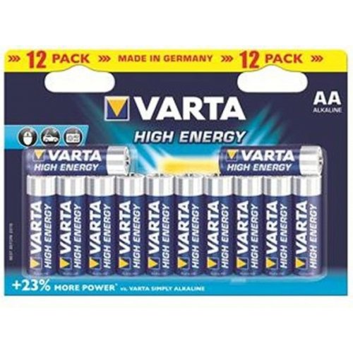 Купить Батарейки Varta AA (LR06) High Energy 12шт (04906121482) - цена в Харькове, Киеве, Днепре, Одессе
в интернет-магазине Telemart фото