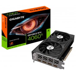 Видеокарта Gigabyte GeForce RTX 4060 Ti WindForce 16384MB (GV-N406TWF2-16GD)