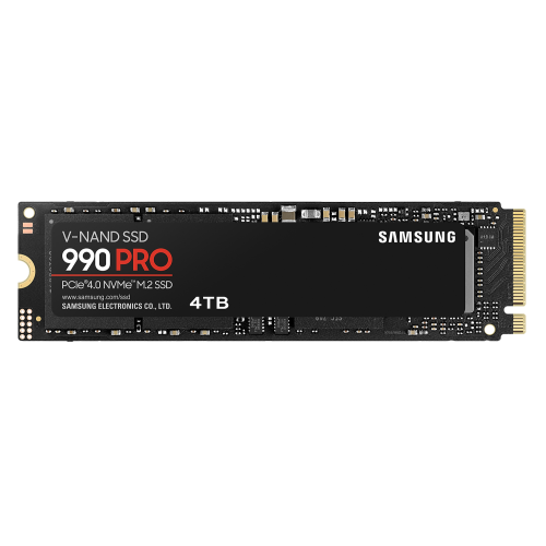 Фото SSD-диск Samsung 990 PRO V-NAND TLC 4TB M.2 (2280 PCI-E) NVMe 2.0 (MZ-V9P4T0BW)