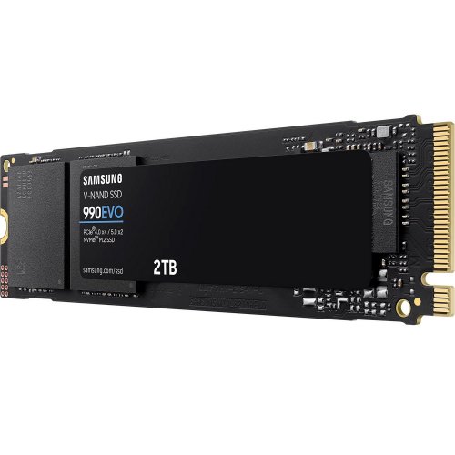 Photo SSD Drive Samsung 990 EVO V-NAND TLC 2TB M.2 (2280 PCI-E) NVMe 2.0 (MZ-V9E2T0BW)
