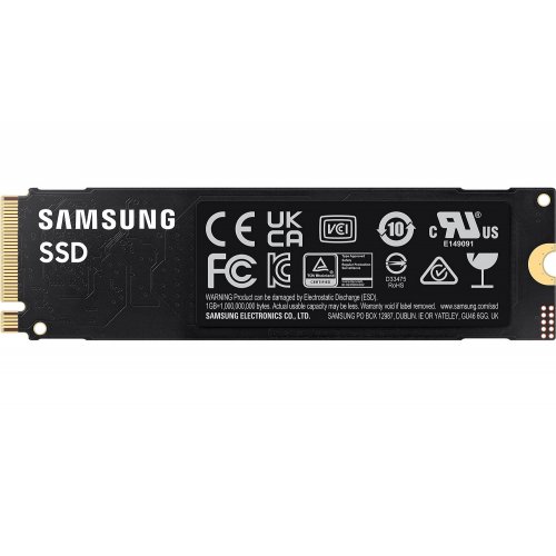 Купить SSD-диск Samsung 990 EVO V-NAND TLC 1TB M.2 (2280 PCI-E) NVMe 2.0 (MZ-V9E1T0BW) с проверкой совместимости: обзор, характеристики, цена в Киеве, Днепре, Одессе, Харькове, Украине | интернет-магазин TELEMART.UA фото