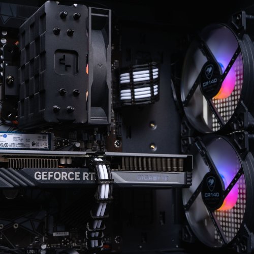 Компьютер EVOLVE CyberPart Silver 2H+ (EVCP-S2Hi1240FN406-D432S1TBK) Black купить в Украине: Киев, Днепр, Харьков, Одесса  | Низкая цена, отзывы, характеристики от TELEMART фото