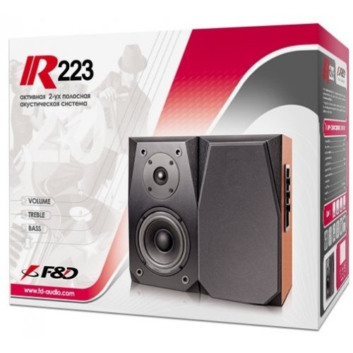 Акустическая система F&D R-223 Black купить в Украине: Киев, Днепр, Харьков, Одесса  | Низкая цена, отзывы, характеристики от TELEMART фото