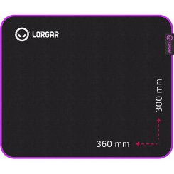 Килимок для миші Lorgar Main 313 Medium (LRG-GMP313) Black/Purple