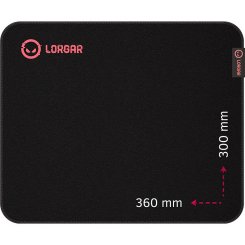 Килимок для миші Lorgar Main 323 Medium (LRG-GMP323) Black/Red