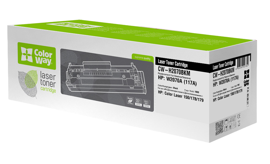 Купить Картридж ColorWay HP W2070A (CW-H2070BKM) Black - цена в ...