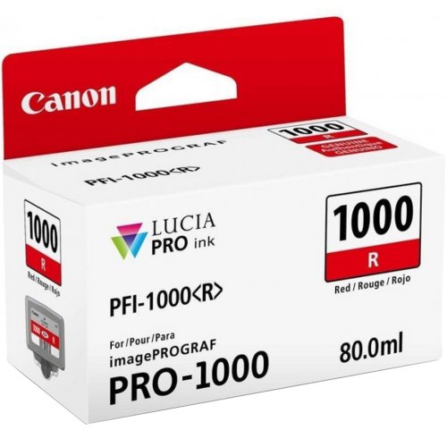 Купить Картридж Canon PFI-1000 (0554C001) Red - цена в Харькове, Киеве, Днепре, Одессе
в интернет-магазине Telemart фото