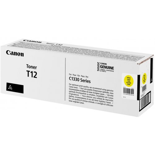 Купить Картридж Canon T12 (5095C006) Yellow - цена в Харькове, Киеве, Днепре, Одессе
в интернет-магазине Telemart фото