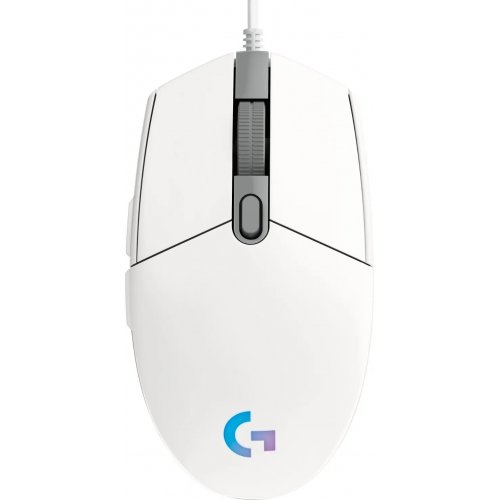 Купити Миша Logitech G102 Lightsync (910-005809) White - ціна в Києві, Львові, Вінниці, Хмельницькому, Франківську, Україні | інтернет-магазин TELEMART.UA фото