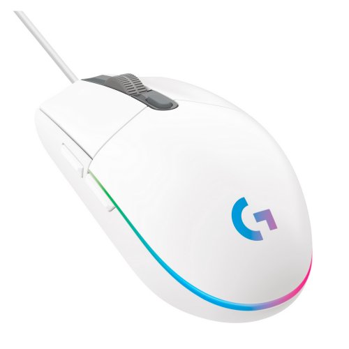 Купити Миша Logitech G102 Lightsync (910-005809) White - ціна в Києві, Львові, Вінниці, Хмельницькому, Франківську, Україні | інтернет-магазин TELEMART.UA фото