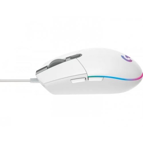 Купити Миша Logitech G102 Lightsync (910-005809) White - ціна в Києві, Львові, Вінниці, Хмельницькому, Франківську, Україні | інтернет-магазин TELEMART.UA фото