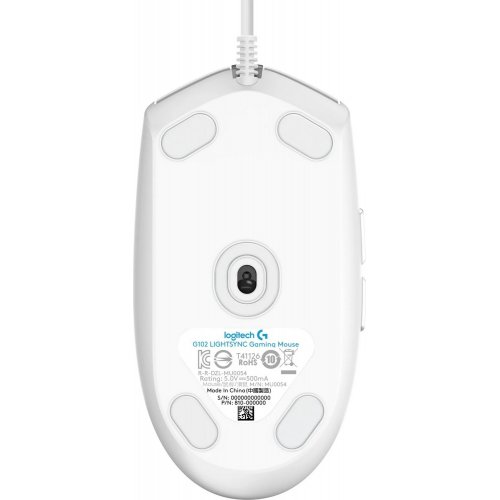 Купить Мышка Logitech G102 Lightsync (910-005809) White - цена в Харькове, Киеве, Днепре, Одессе
в интернет-магазине Telemart фото