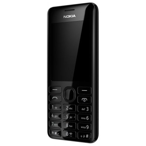 Купить Мобильный телефон Nokia Asha 206 Dual Sim Black - цена в Харькове, Киеве, Днепре, Одессе
в интернет-магазине Telemart фото