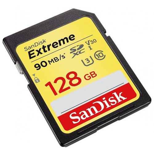 Купить Карта памяти SanDisk SDXC Extreme 128GB UHS-I U3 R90/W60MB/s 4K (SDSDXVF-128G-GNCIN) - цена в Харькове, Киеве, Днепре, Одессе
в интернет-магазине Telemart фото