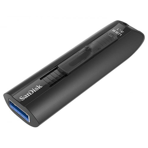 Купить Накопитель SanDisk Extreme Go 128GB USB 3.1 Black (SDCZ800-128G-G46) - цена в Харькове, Киеве, Днепре, Одессе
в интернет-магазине Telemart фото