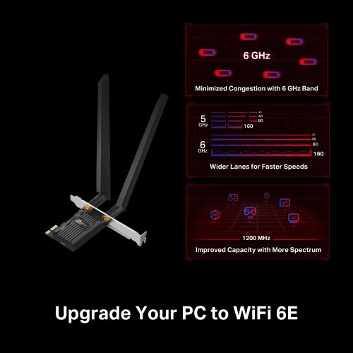 Wi-Fi адаптер TP-LINK Archer TXE72E купити в Україні: Київ, Львів, Хмельницький, Тернопіль | Низька ціна, відгуки, характеристики від TELEMART фото