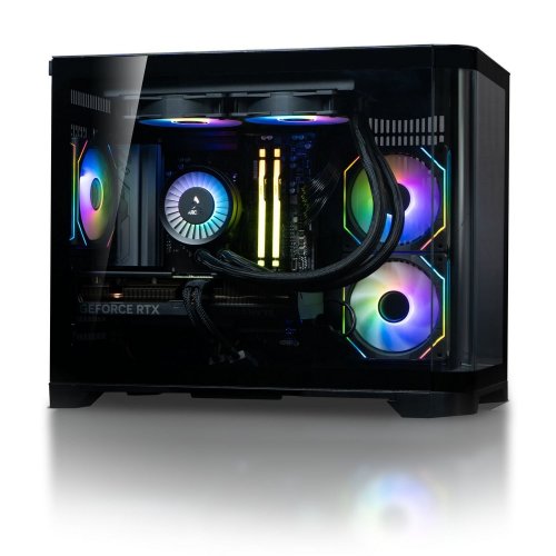 Купить Компьютер HEXO Gaming RTX4070S Pro+ (HGB-7500FN4070S-D532S1TBK) Black - цена в Харькове, Киеве, Днепре, Одессе
в интернет-магазине Telemart фото