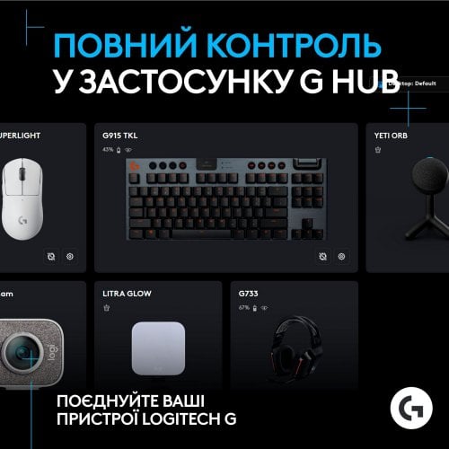 Купити Мікрофон Logitech G Yeti Orb RGB (988-000551) Black - ціна в Києві, Львові, Вінниці, Хмельницькому, Франківську, Україні | інтернет-магазин TELEMART.UA фото