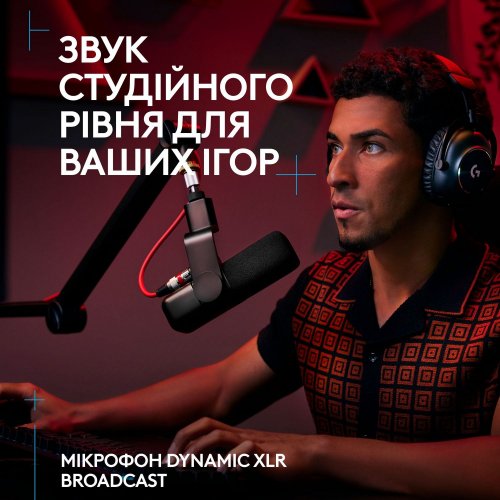 Купить Микрофон Logitech G Yeti Studio Active Dynamic XLR (988-000566) White - цена в Харькове, Киеве, Днепре, Одессе
в интернет-магазине Telemart фото