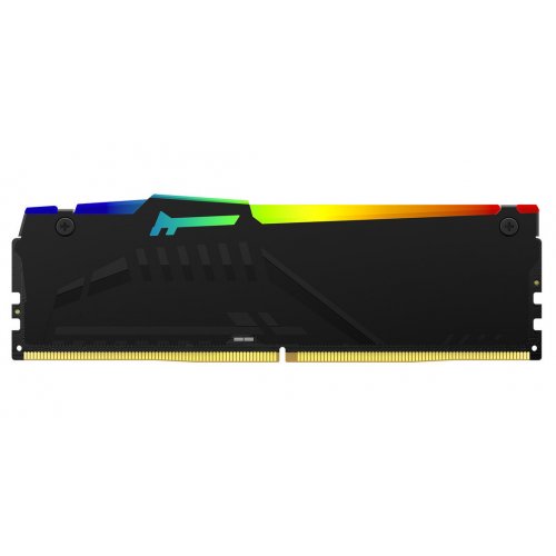 Купить ОЗУ Kingston DDR5 16GB 6000Mhz FURY Beast RGB Black (KF560C30BBEA-16) с проверкой совместимости: обзор, характеристики, цена в Киеве, Днепре, Одессе, Харькове, Украине | интернет-магазин TELEMART.UA фото