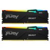 Kingston DDR5 16GB (2x8GB) 6000Mhz FURY Beast RGB Black (KF560C30BBAK2-16)