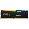 Photo RAM Kingston DDR5 64GB (2x32GB) 6400Mhz FURY Beast RGB Black (KF564C32BBAK2-64)