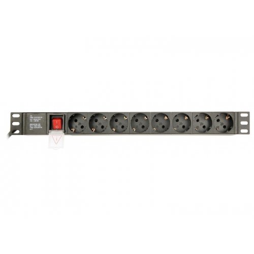 Купить Блок розеток EnerGenie 19" 1U 8pcs (EG-PDU-014) - цена в Харькове, Киеве, Днепре, Одессе
в интернет-магазине Telemart фото