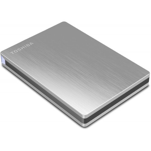 Зовнішній HDD Toshiba Canvio Slim for MAC 1TB (HDTD210ESMEA) Silver купити в Україні: Київ, Львів, Хмельницький, Тернопіль, Івано-Франківськ | Низька ціна, відгуки, характеристики від TELEMART фото