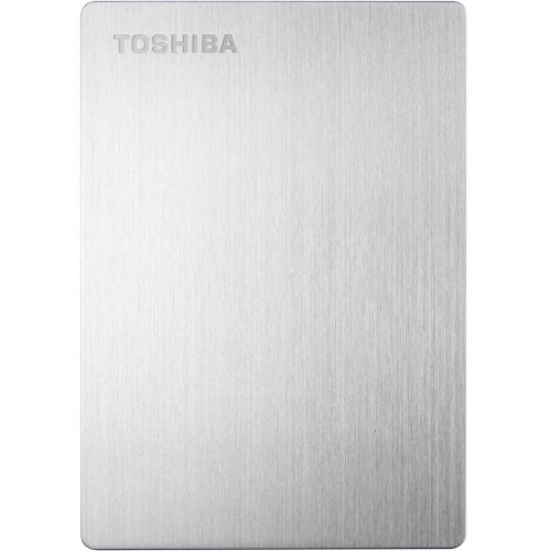 Зовнішній HDD Toshiba Canvio Slim for MAC 1TB (HDTD210ESMEA) Silver купити в Україні: Київ, Львів, Хмельницький, Тернопіль, Івано-Франківськ | Низька ціна, відгуки, характеристики від TELEMART фото