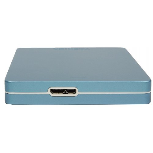 Зовнішній HDD Toshiba Canvio Alu 500GB (HDTH305EL3AA) Blue купити в Україні | Telemart фото