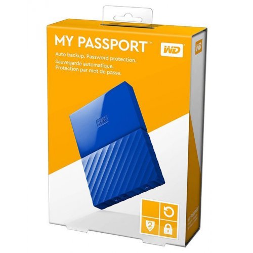 Зовнішній HDD Western Digital My Passport 2TB (WDBYFT0020BBL-WESN) Blue купити в Україні | Telemart фото