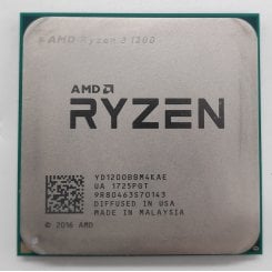 Процесор AMD Ryzen 3 1200 3.1(3.4)GHz sAM4 Tray (YD1200BBM4KAE) (Відновлено продавцем, 619920)