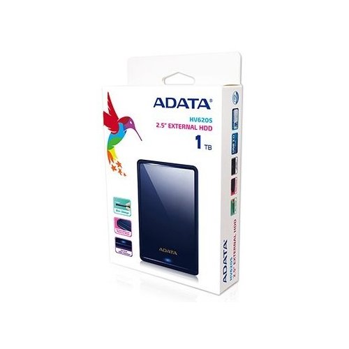 Купить Внешний HDD ADATA HV620S 1TB (AHV620S-1TU3-CBL) Blue - цена в Харькове, Киеве, Днепре, Одессе
в интернет-магазине Telemart фото