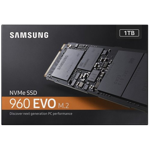 Продати SSD-диск Samsung 960 EVO V-NAND 1TB M.2 (2280 PCI-E) NVMe x4 (MZ-V6E1T0BW) за Trade-In у інтернет-магазині Телемарт - Київ, Дніпро, Україна фото