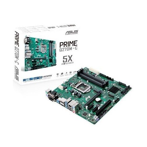 Продати Материнська плата Asus PRIME Q270M-C (s1151, Intel Q270) за Trade-In у інтернет-магазині Телемарт - Київ, Дніпро, Україна фото