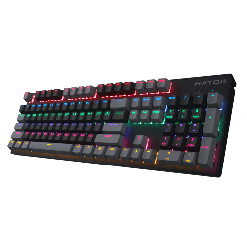 Photo Keyboard HATOR Starfall Rainbow Origin Red (HTK-608-BBG) Black/Grey