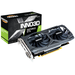 Видеокарта Inno3D GeForce GTX 1650 Twin X2 OC V2 4096MB (N16502-04D6X-1720VA30) (Восстановлено продавцом, 623481)