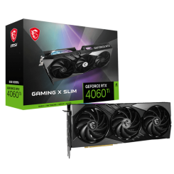 Видеокарта MSI GeForce RTX 4060 Ti GAMING X SLIM 8192MB (RTX 4060 Ti GAMING X SLIM 8G) (Восстановлено продавцом, 623609)