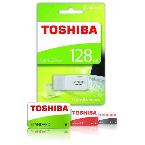 Купить Накопитель Toshiba Hayabusa 128GB USB 2.0 White (THN-U202W1280E4) - цена в Харькове, Киеве, Днепре, Одессе
в интернет-магазине Telemart фото