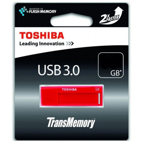 Накопичувач Toshiba Daichi 64GB USB 3.0 Red (THN-U302R0640M4) купити в Україні | Telemart фото