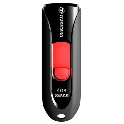Накопичувач Transcend JetFlash 590 4GB USB 2.0 Black (TS4GJF590K)