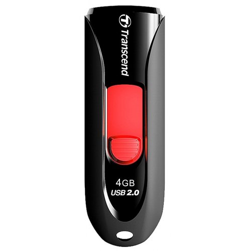 Накопитель Transcend JetFlash 590 4GB USB 2.0 Black (TS4GJF590K) купить в Украине | Telemart фото