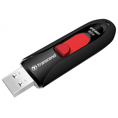 Накопитель Transcend JetFlash 590 4GB USB 2.0 Black (TS4GJF590K) купить в Украине | Telemart фото